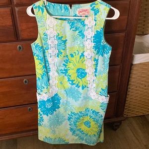 Lilly Pulitzer printed/lace dress